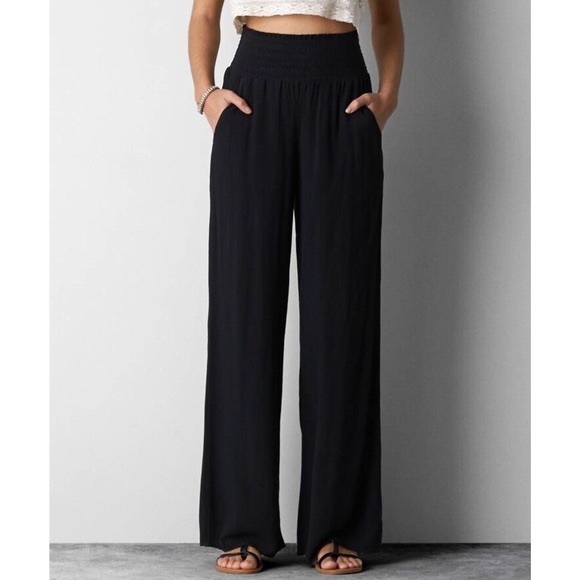american eagle wide leg pants